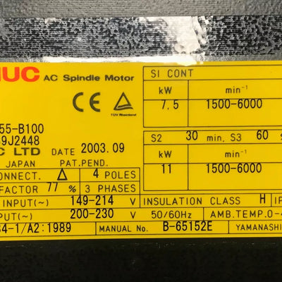 FANUC A06B-0855-B100