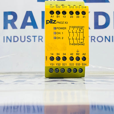 PNOZ X3 230VAC 24VDC 3N/O 1N/C 1SO