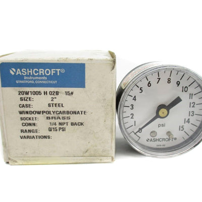 ASHCROFT 20W1005H02B15#