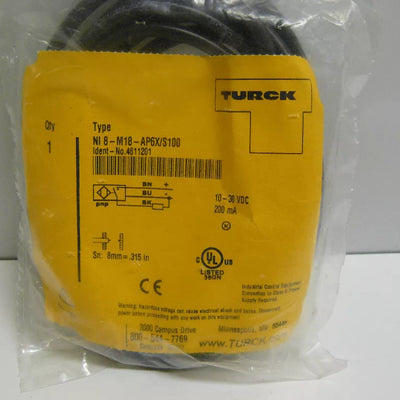 TURCK NI8-M18-AP6X/S100