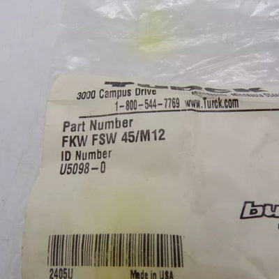 TURCK FKW FSW 45/M12