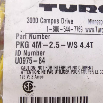 TURCK PKG 4M-2.5-WS 4.4T