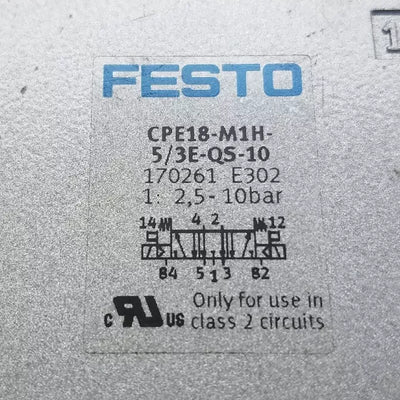 FESTO CPE18-M1H-5/3E-QS-10
