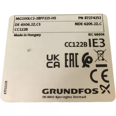 Grundfos MG100LC2-28FF215-H3