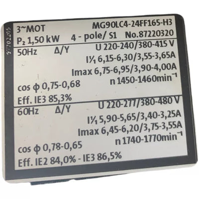 Grundfos MG90LC4-24FF165-H3