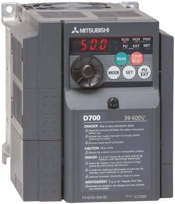 FR-D740-012SC-EC  Mitsubishi FR-D740 Inverter Drive 0.4 kW No Repair Service